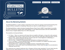Tablet Screenshot of marketing-bulletin.massey.ac.nz
